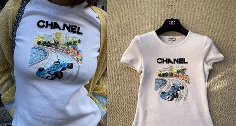 chanel formula 1 shirt price|chanel f1 tees price.